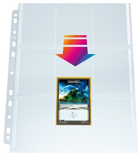 Gamegenic card sleeve 9-pocket toploading card protection pack of 10-3