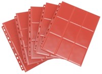 Gamegenic card protection Sideloading 18-pocket pages red 10 pack-2