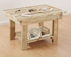 Cosy Chunky Monkey Woodwork Bench (KS1) - 50995