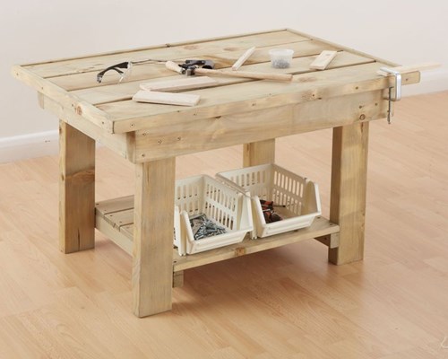 Cosy Chunky Monkey Woodwork Bench (KS1) - 50995