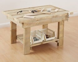 Cosy Chunky Monkey Woodwork Bench - 35832
