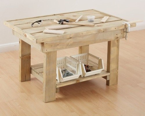 Cosy Chunky Monkey Woodwork Bench - 35832