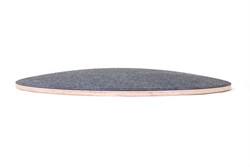 Wobbel 360 transparent lacquer pressed felt mouse grey