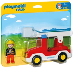 Playmobil 1.2.3 Ladder Unit Fire Truck