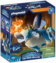 Playmobil Dragons toy - The Nine Realms Plowhorn & D'Angelo set