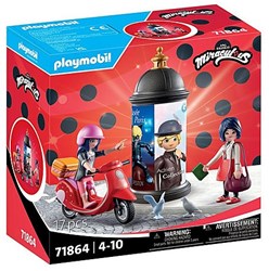 Playmobil Miraculous play figure scooter adventure Paris