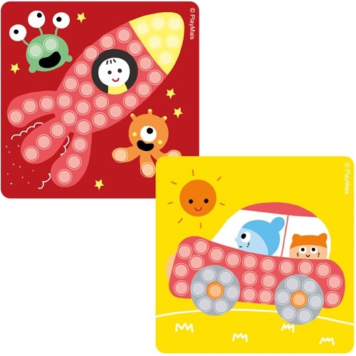 PlayMais Mini Mosaic - Creative mosaic toy rocket-2