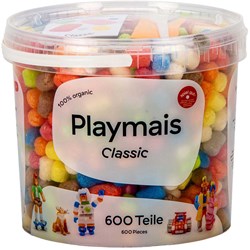 PlayMais craft set bucket with over 600 colourful toy pieces