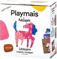 PlayMais craft set unicorn mosaic - 2300 colorful pieces toy-3