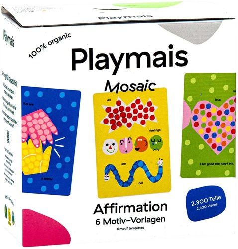 PlayMais craft set mosaic affirmation - 2300 pieces mindful toy-2