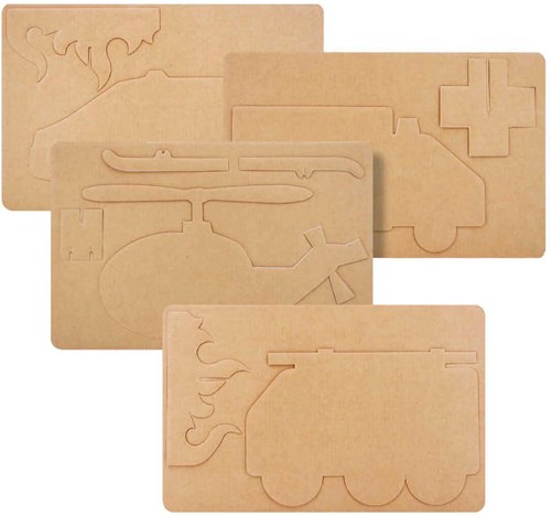 PlayMais fire truck craft set decorate cards cardboard creative-2