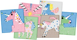 PlayMais craft set mosaic unicorn cards colorful creative toy