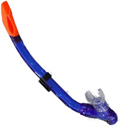Shallow snorkel kids blue - snorkel set with silicone valve
