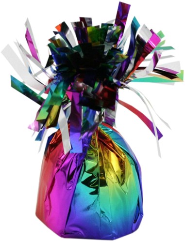 Globos balloon weight rainbow foil 170 grams party decoration-2