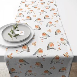 Ambiente table runner robin 40x150 winter decoration