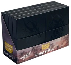 Asmodee deck box Dragon Shield Cube Shell Shadow Black card storage