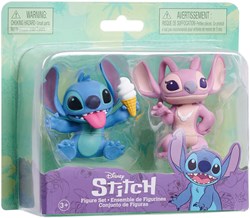Stitch en Angel Speelfiguren, 2st.