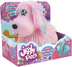 Spectron interactive dog Jiggly Pets pink with music and wobbly hair
