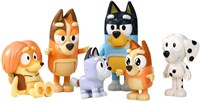 Spectron Bluey play figures family and friends 8 pieces toy set-2