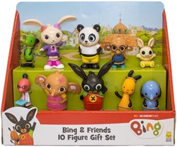 Spectron Bing play figures set - 10 pieces - Bing toy figures