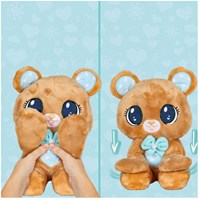 Peekapets bear plush cuddly toy 30cm interactive play-2