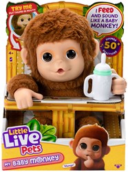 Moose Toys interactive plush monkey My Baby Monkey Mango with sounds