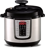 Tefal slow cooker multicooker pressure cooker 6L silver black 25 programs