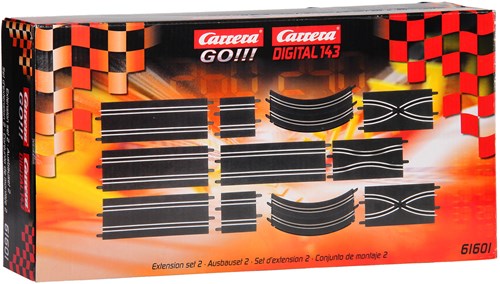 Carrera racetrack extension set - GO!!! 11-piece track parts set 1:43-2