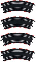 Carrera racetrack gentle curves set - 4 pieces - 1:43 plastic