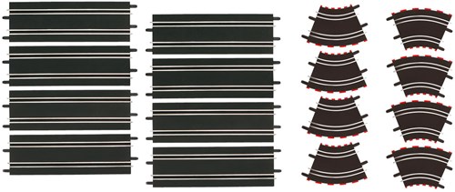 Carrera racetrack expansion set - GO!!! 16-piece track accessory-2
