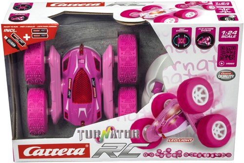 Carrera RC Mini Turnator 2.0 - Pink - Stunt Car with LED Lights-3