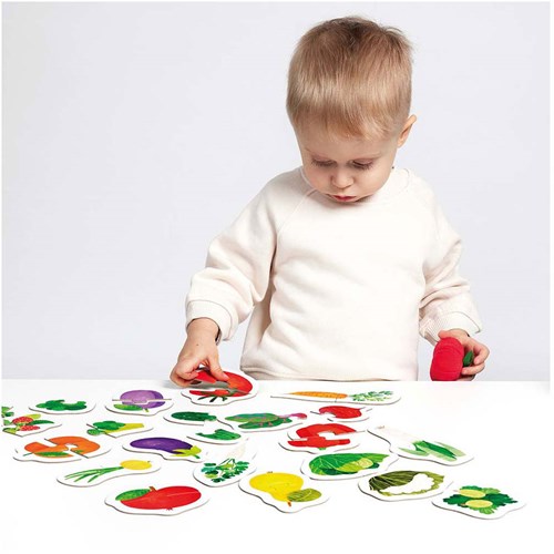 Banana Panda educational puzzle Fruit and Vegetables 19 cardboard pieces-3