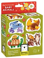 Banana Panda puzzle baby animals educational toy colorful cardboard