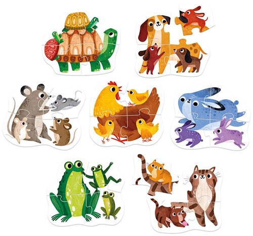 Banana Panda puzzle baby animals educational toy colorful cardboard-2