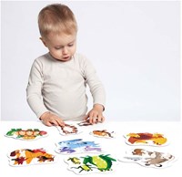 Banana Panda puzzle baby animals educational toy colorful cardboard-3