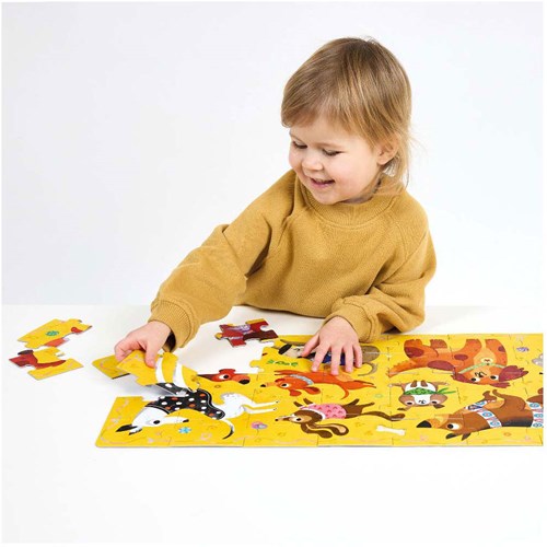 Banana Panda dog puzzle - educational toy for kids aged 3+-3