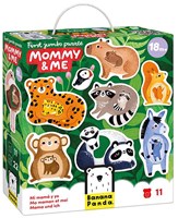 Banana Panda animal puzzle for toddlers - educational cardboard toy