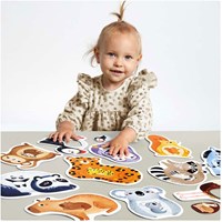 Banana Panda animal puzzle for toddlers - educational cardboard toy-3