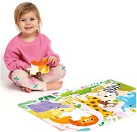Banana Panda puzzle Safari animals - Wild Jumbo 24 cardboard pieces-3