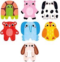 Banana Panda puzzle toy animals for toddlers - colorful cardboard puzzles-2