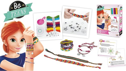 Buki friendship bracelet craft set - create colourful bracelets-2