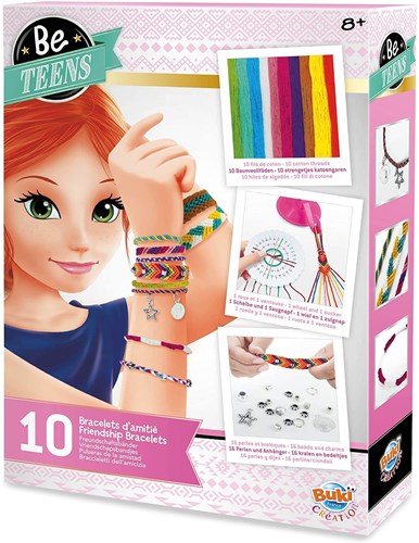 Buki friendship bracelet craft set - create colourful bracelets-3
