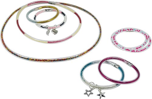 Buki bracelet set with sequins - creative jewelry making kit for kids-2