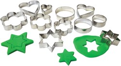 Eduplay cookie cutters toy set - metal cutters 12 pieces