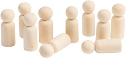 Eduplay wooden figures set - creative toy - 10 pieces