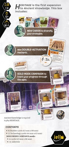 Asmodee board game expansion Ancient Knowledge Heritage strategy game-2