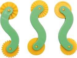 Eduplay double ended dough wheels - set of 3 for kids
