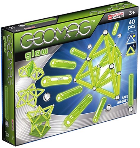 Geomag Color Glow 40 pcs neodymium magnet toy 40 pc(s) Green