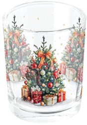 Ambiente tealight holder Christmas tree glass decoration winter