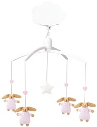 Trousselier music mobile bunny pink nursery decoration